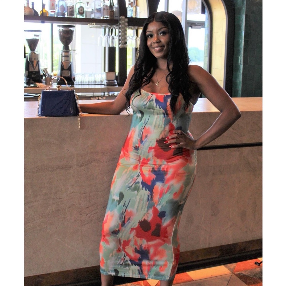 Spaghetti strap dress